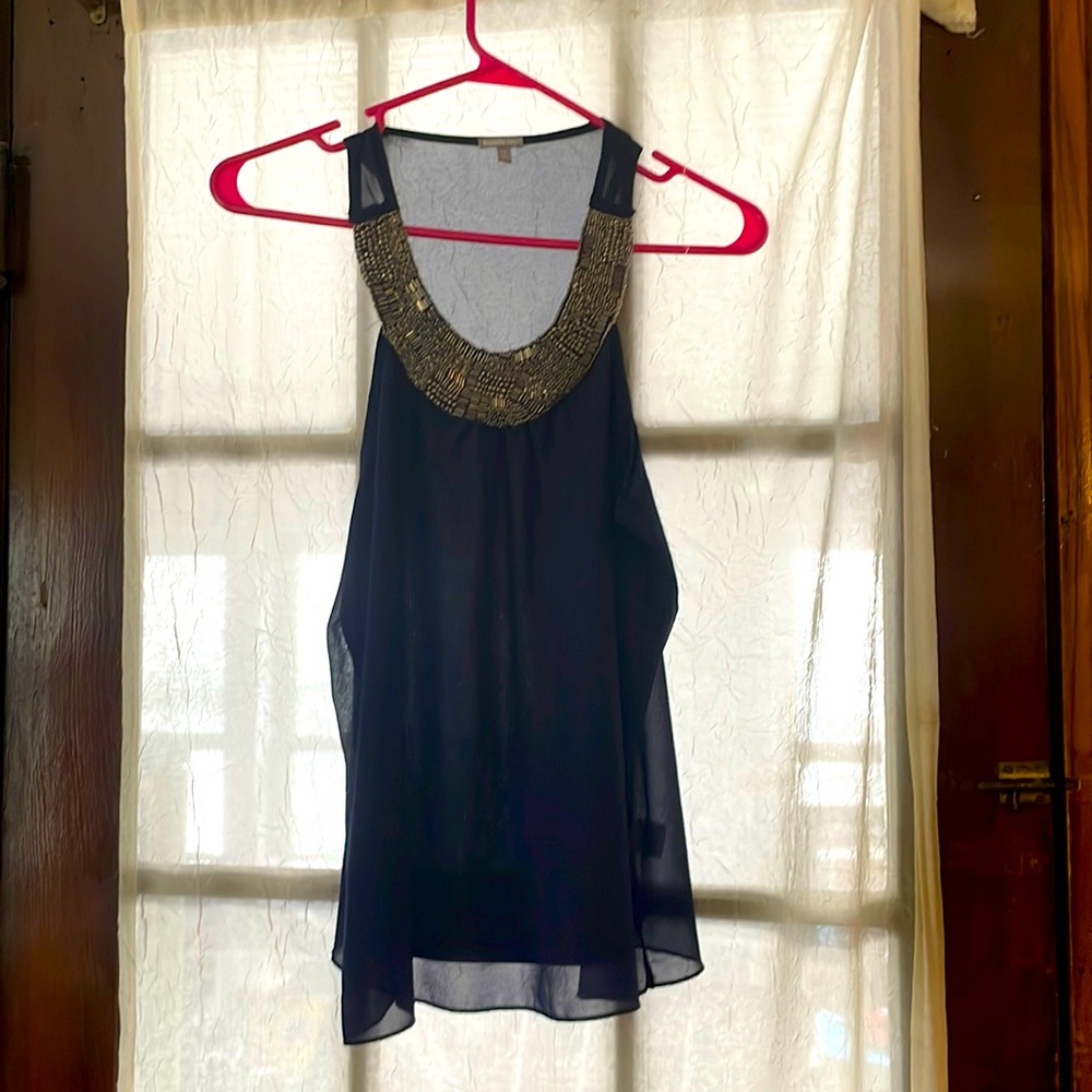 Tank top blue, barley worn